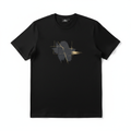 Black Abstract Graphic T-Shirt