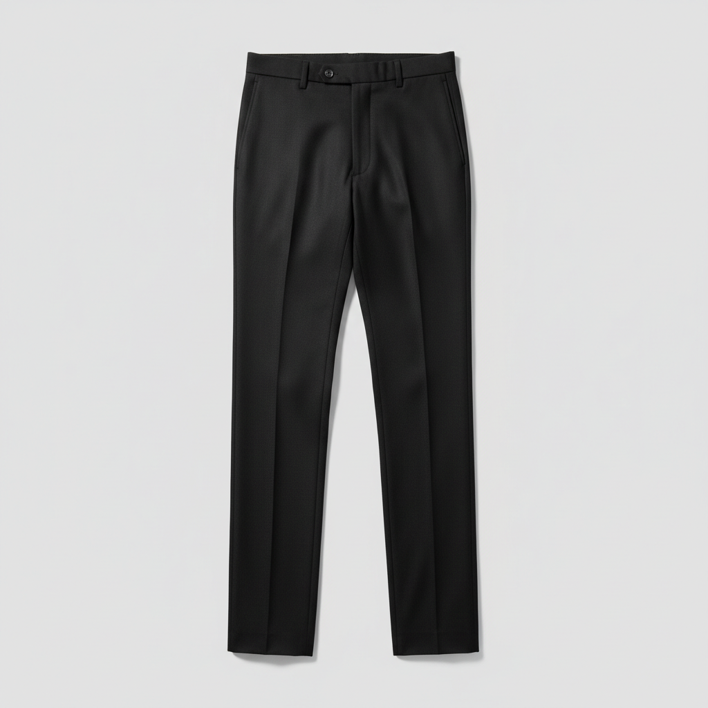 Black Slim Fit Formal Trousers