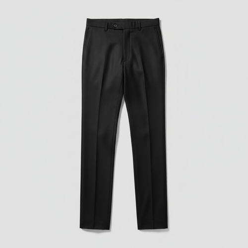 Black Slim Fit Formal Trousers